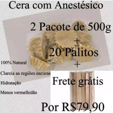 KIT CERA AROMEN COM ANESTÉSICO 1 KG