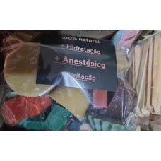 KIT CERA COLORIDA AROMEN COM ANESTÉSICO 1KG